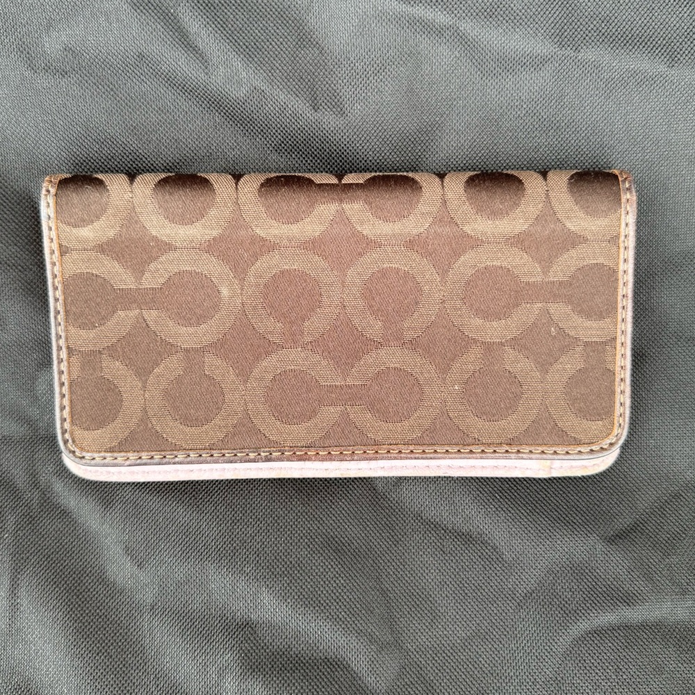 Coach Checkbook Wallet